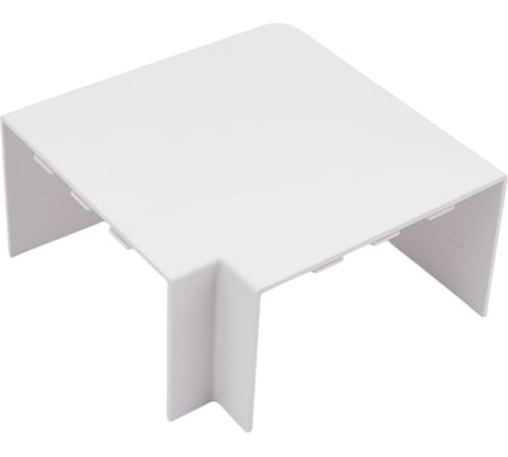 Поворот EKF Plast PROxima, 90 градусов, 100х60, 2 шт, белый abw-100-60x2