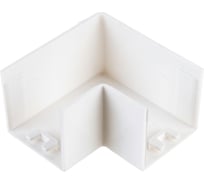 Поворот EKF 90 градусов 25х25 4 шт Plast PROxima Белый abw-25-25x4