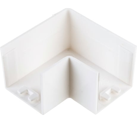 Поворот EKF 90 градусов 25х25 4 шт Plast PROxima Белый abw-25-25x4
