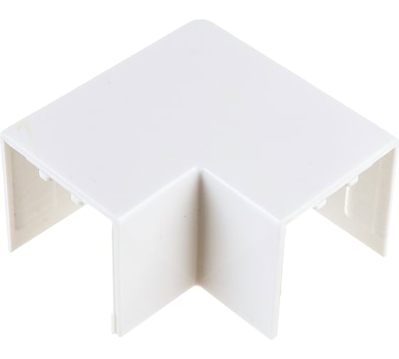 Поворот EKF 90 градусов 25х25 4 шт Plast PROxima Белый abw-25-25x4