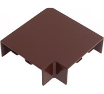 Поворот EKF 90 градусов 40х16 4 шт Plast PROxima под темное дерево abd-40-16x4