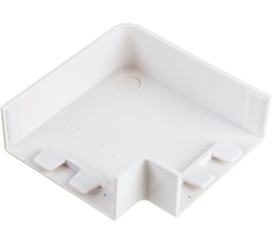 Поворот EKF 90 градусов 40х16 4 шт Plast PROxima Белый abw-40-16x4