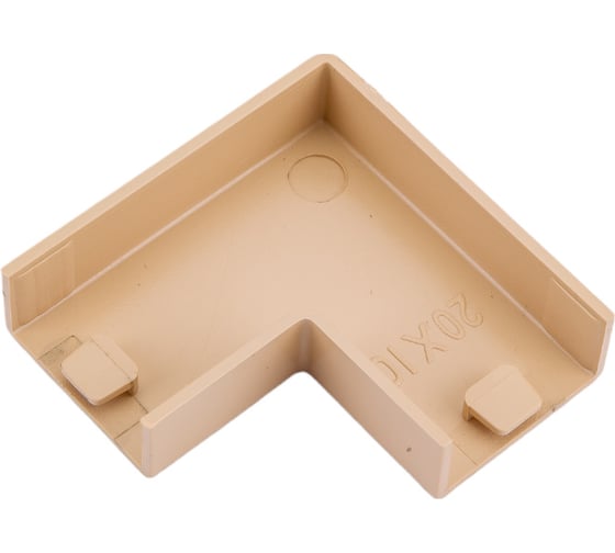 Поворот EKF 90 градусов 20х10 4 шт Plast PROxima под светлое дерево abl-20-10x4