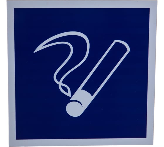 Табличка REXANT ПВХ-информационный знак, Место курения, 200х200мм 56-0033-2