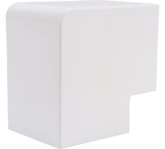 Поворот EKF 90 градусов 60х60 4 шт Plast PROxima Белый abw-60-60x4