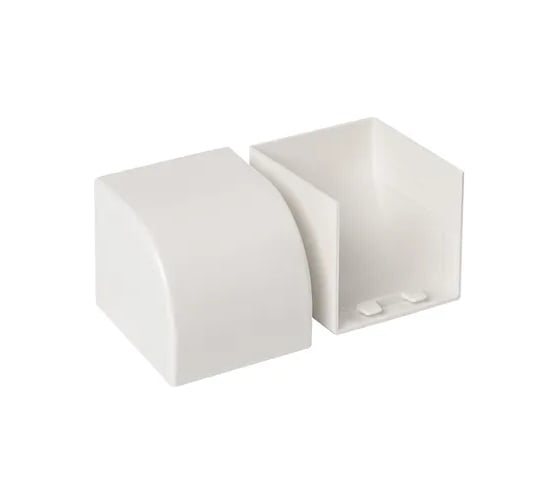 Заглушка EKF Plast PROxima, 60х60, 4 шт, белый ecw-60-60x4