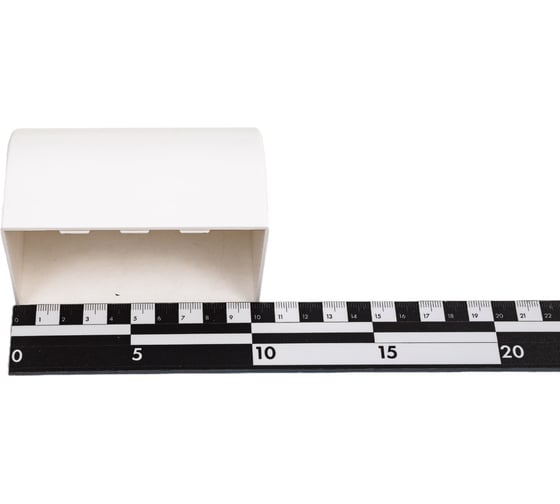 Заглушка EKF Plast PROxima, 100х60, 2 шт, белый ecw-100-60x2
