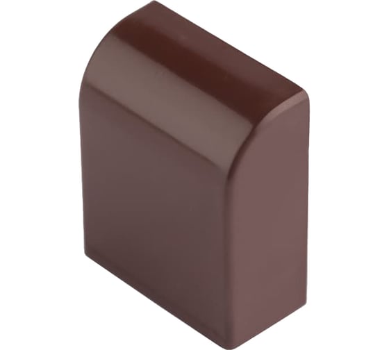 Заглушка EKF Plast PROxima, 25х25, 4 шт, под темное дерево ecd-25-25x4 1