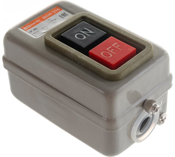 Кнопочный выключатель TDM ВКН-316 3Р 16А 230/400В IP40 SQ0716-0002