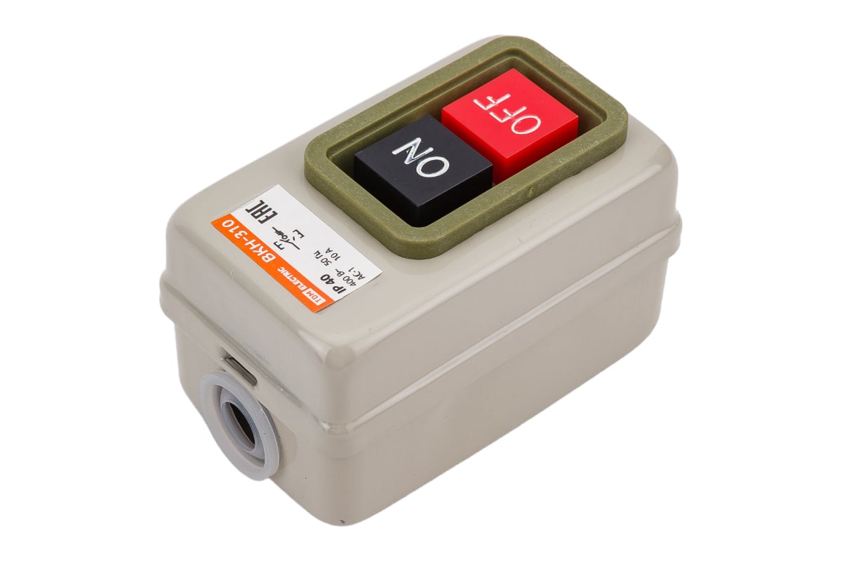 Кнопочный выключатель TDM ВКН-310 3Р 10А 230/400В IP40 SQ0716-0001 ...