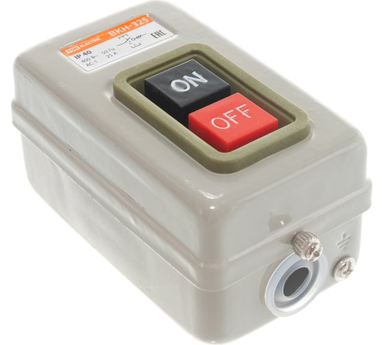 Выключатель кнопочный TDM ВКН-325 3Р 25А 230/400В IP40 SQ0716-0003