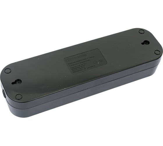 Розеточная колодка TDM ELECTRIC 4 гнезда 2П 3 16А 250В черная SQ1806-0114