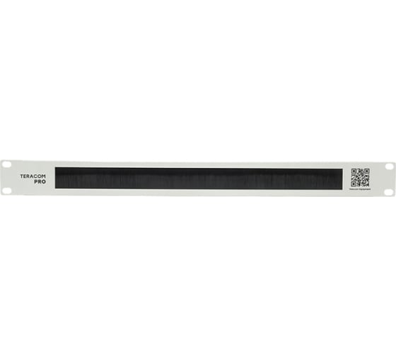 Щеточный ввод EKF TERACOM PRO 1U, серый TRP-1BR-GR