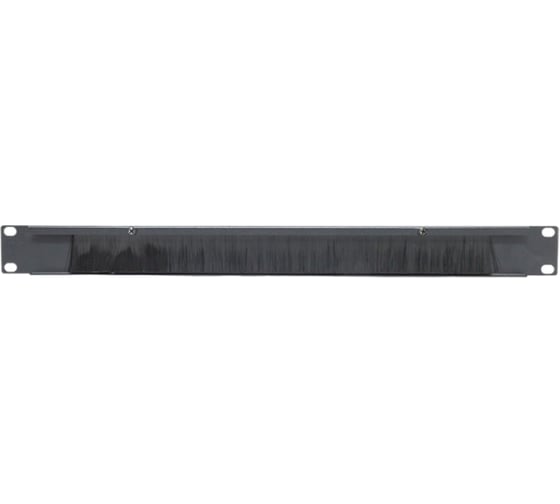 Щеточный ввод EKF TERACOM PRO 1U, черный TRP-1BR-BK