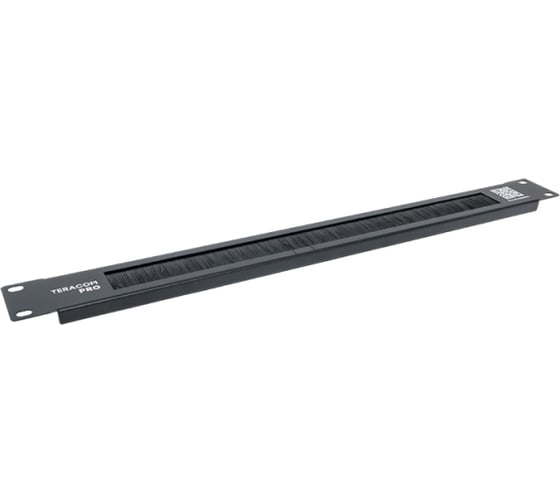 Щеточный ввод EKF TERACOM PRO 1U, черный TRP-1BR-BK