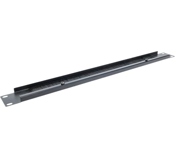 Щеточный ввод EKF TERACOM PRO 1U, черный TRP-1BR-BK