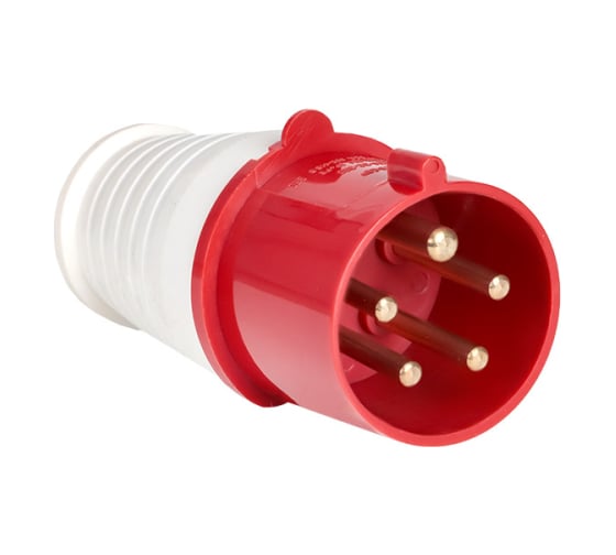 Вилка переносная EKF 025 3Р+РЕ+N 32А 380В IP44 PROXIMA ps-025-32-380 ...