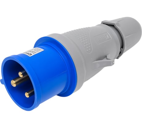 Вилка переносная EKF 023 2Р+РЕ 32А 220В IP44 PROXIMA ps-023-32-220-PRO