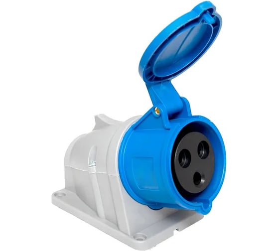 Розетка стационарная EKF наружная 123 2Р+РЕ 32А 220В IP44 PROXIMA ps-123-32-220-PRO