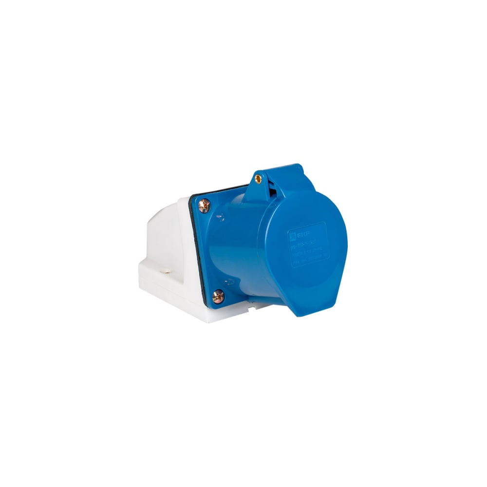 Розетка стационарная EKF наружная 113 2Р+РЕ 16А 220В IP44 PROXIMA ps ...