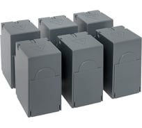 Комплект клеммных крышек для рубильников TwinBlock 315-400А EKF (короткие) 6 шт. tb-cvrshort-6-315-400