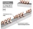Соединительная шина TDM ELECTRIC 4П 100A FORK вилка 1метр SQ0802-0016 4
