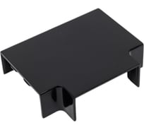 Т-образный угол Промрукав 40x16 черный 4 шт. PR08.12870