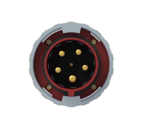 Кабельная вилка ABB 63А, 3Р+N+E, IР67, переносная, 415В, CEWE 2CMA166798R1000