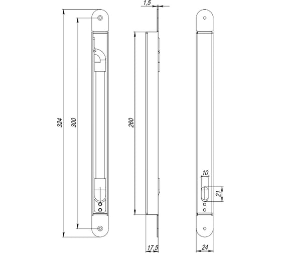 Гибкий кабель-переход Fuaro 300x25 мм 48313