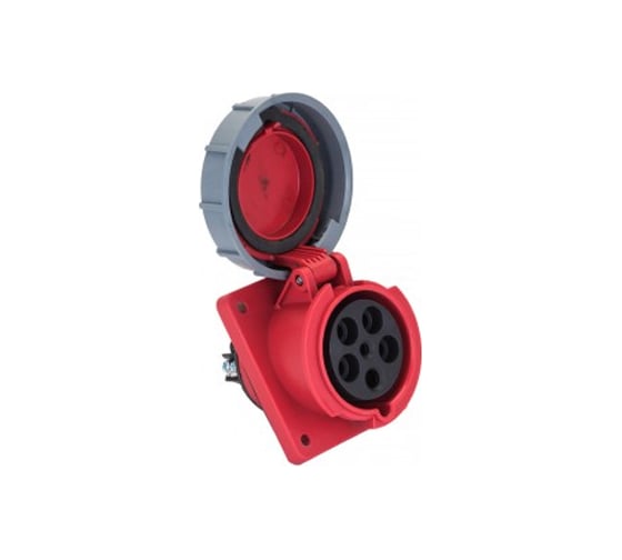 Стационарная внутренняя угловая розетка EKF PROxima 4152 3Р+РЕ+N 16А, 380В, IP67 ps-4152-16-380 1