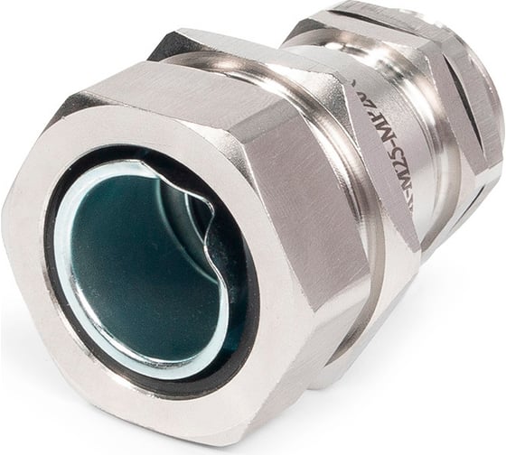Кабельный ввод для металлорукава FORTISFLEX ВК-М25(8-16 мм)-МР20 (INOX) из нержавеющей стали 89111 1