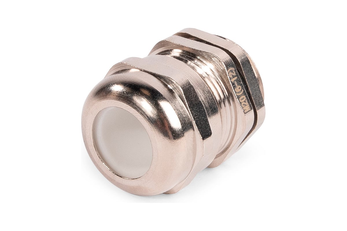 Кабельный термостойкий ввод FORTISFLEX ВКТ-М20 (6-12 мм) латунный 88844 ...