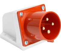 Вилка угловая STEKKER ST-524 32А 380В 3P PEIP44, PPG32-524-4 49448