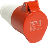 Розетка переносная STEKKER ST-214 16А 380В3P PE IP44, RST16-214-4 49440 31513977