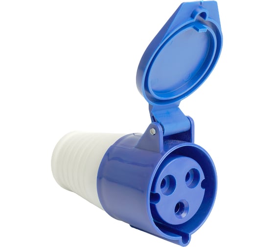 Розетка переносная STEKKER ST-223 32А 220В2P PE IP44, RST32-223-4 49439