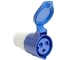Розетка переносная STEKKER ST-223 32А 220В2P PE IP44, RST32-223-4 49439 2