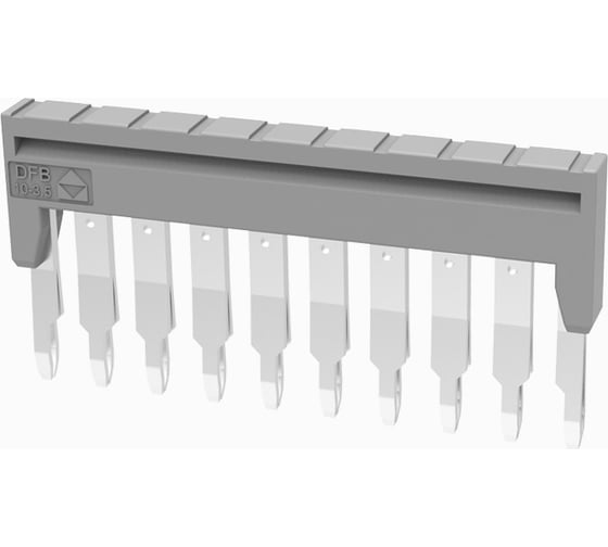 Перемычка для клемм ds Degson 10 полюсов,серая, упак. 10шт. DFB10-3.5-11-00Z(H) 1