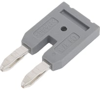 Перемычка для клемм ds Degson 2 полюса,серая, упак. 10шт. DFB2-6.2-11-00Z(H)