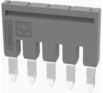 Перемычка штекерная втычная для клемм ds Degson 6 полюсная, серая, упаковка 10шт. DFB6-8.2-11-00Z(H)