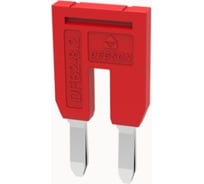 Перемычка для клемм ds2.5, втычн, 2 полюса,серая, упак. 10шт. Degson DFB2-8.2-11-00Z(H)