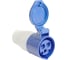 Розетка переносная STEKKER ST-213 16А 220В2P PE IP44, RST16-213-4 49438 2