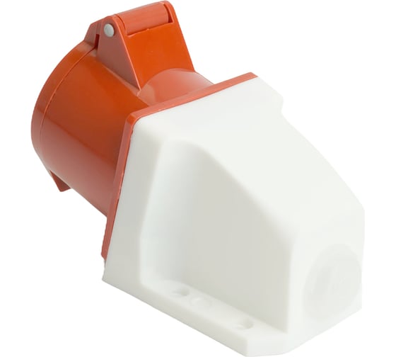 Розетка стационарная STEKKER ST-125 32А 380В 3P PE N IP44, RST32-125-4 49437