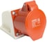 Розетка стационарная STEKKER ST-125 32А 380В 3P PE N IP44, RST32-125-4 49437 1