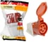 Розетка стационарная STEKKER ST-125 32А 380В 3P PE N IP44, RST32-125-4 49437 8
