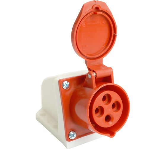 Розетка стационарная STEKKER ST-113 16А 220В 2P PE IP44, RST16-113-4 49434