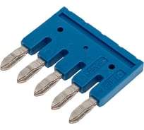 Перемычка штекерная для клемм ds, втычн, 5 полюсов, синяя, упак. 10шт. Degson DFB5-5.2-12-00Z(H)
