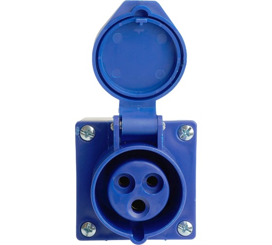Розетка стационарная STEKKER ST-113 16А 220В 2P PE IP44, RST16-113-4 49432