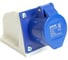 Розетка стационарная STEKKER ST-113 16А 220В 2P PE IP44, RST16-113-4 49432 1