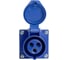 Розетка стационарная STEKKER ST-113 16А 220В 2P PE IP44, RST16-113-4 49432 3
