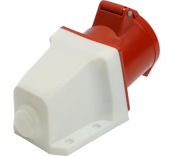 Розетка стационарная STEKKER ST-124 32А 380В 3P PE IP44, RST32-124-4 49436